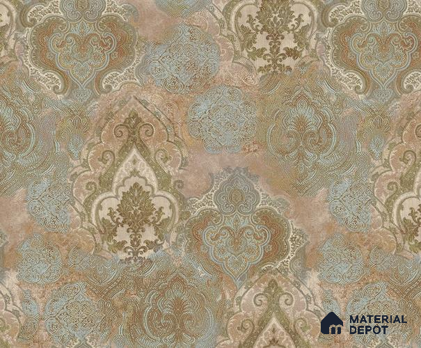 72001-1 | 5 Meter x 42 Inch Damask Look Wallpaper - 57 Sq. Ft.