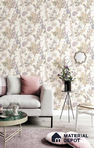 72011-1 | 5 Meter x 42 Inch  Florals Look Wallpaper - 57 Sq. Ft.