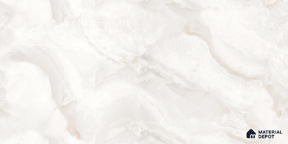 Marble Floor & Wall Tile TL 12306 Easton Onyx Endless 4 ft x 2 ft Glossy Carving Finish Vitrified Tile - 9 mm | 3 Random Design