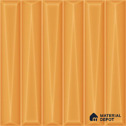 Faux Subway Wall Tile TL 11340 Golden Taper 1 ft x 1 ft Ceramic Glossy Finish Tile - 10 mm | Suitable For Bathroom, Balcony & Kitchen Backsplash