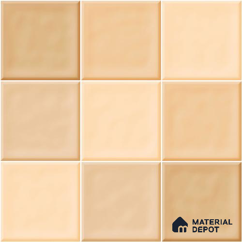 Faux Subway Wall Tile TL 11315 Honey Sand 1 ft x 1 ft Ceramic Glossy Finish Tile - 10 mm | Suitable For Bathroom, Balcony & Kitchen Backsplash