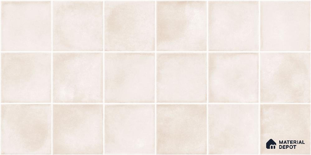 Faux Subway Wall Tile TL 11252 Ivory Mist 2 ft x 1 ft Ceramic Glossy Finish Tile - 9 mm | Suitable For Bathroom, Balcony & Kitchen Backsplash