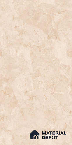 Marble Wall & Floor Tile TL 11038 Siena Tuff | 4 ft x 2 ft Glossy Finish Vitrified Tile - 9 mm | 4 Random Design | Suitable For Living Room, Bedroom, Bathroom