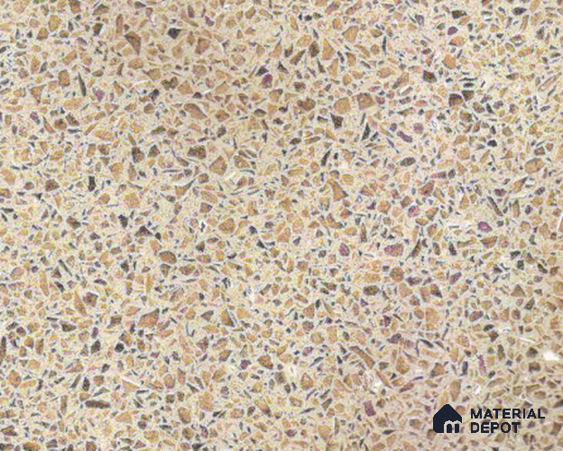 Brown Terrazzo Look LM 04705 8 ft x 4 ft Texture Finish Decorative Laminate - 0.92 mm | Suitable for TV Unit, Wardrobe, Kitchen Cabinets