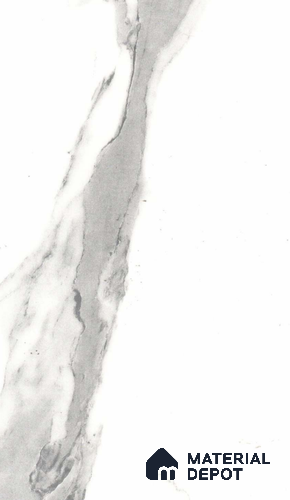 White Marble Look LM 04724 8 ft x 4 ft Matte Finish Decorative Laminate - 0.92 mm | Suitable for TV Unit, Wardrobe, Kitchen Cabinets