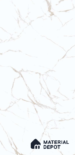 White Carving Floor & Wall Tile TL 05613 C Gravier Zenith 5.2 ft x 2.6 ft Vitrified Matte Finish - 9 mm | 4 Random Design | Suitable for Living Room, Bedroom, Bathroom