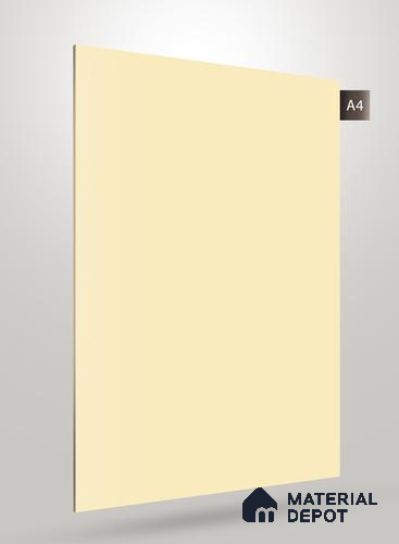 Ivory Solid Colors Look CF 117A Almond Chiffon 8 ft x 4 ft Matte Finish Decorative Laminate - 1 mm | Suitable for Living Room, Kitchen, Office