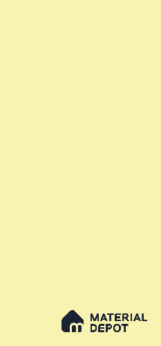 Yellow Solid Colors Look CF 203 Chalk Yellow Chiffon 8 ft x 4 ft Matte Finish Decorative Laminate - 1 mm | Suitable for Living Room, Kitchen, Office