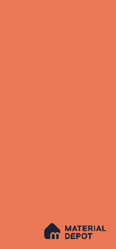 Orange Solid Colors Look CF 234 Carrot Punch Chiffon 8 ft x 4 ft Matte Finish Decorative Laminate - 1 mm | Suitable for Living Room, Kitchen, Office