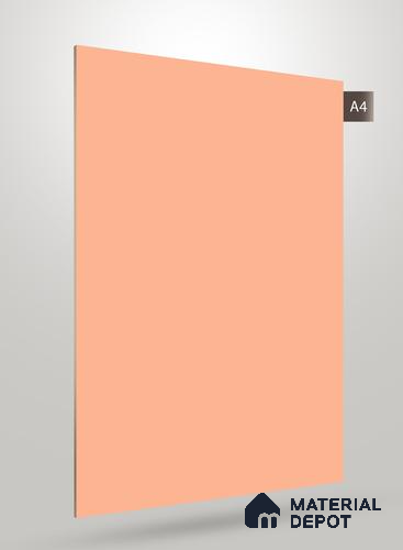 Orange Solid Colors Look Crystal 1122 8 ft x 4 ft High Gloss Finish Decorative Laminate - 1.25 mm | Suitable for Living Room, Kitchen, Office