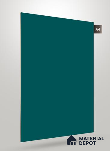 Green Solid Colors Look Crystal 1140 8 ft x 4 ft High Gloss Finish Decorative Laminate - 1.25 mm | Suitable for Living Room, Kitchen, Office