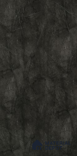 Black Marble Look Crystal 1209 8 ft x 4 ft High Gloss Finish Decorative Laminate - 1.25 mm | Suitable for TV Unit, Wardrobe, Kitchen Cabinets