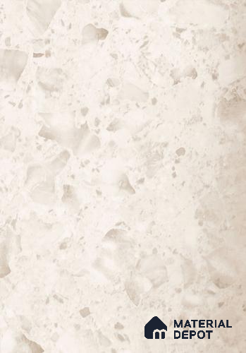 Material Depot laminates in bangalore - high quality image of a Crystal 1223 White Decorative Laminate from Royale Touche with High Gloss finish