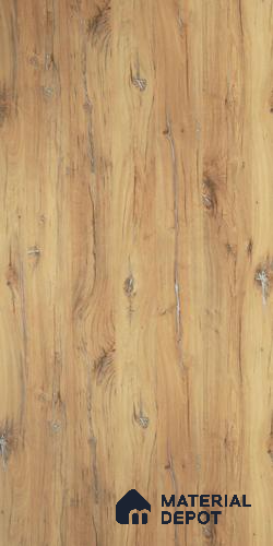 Wooden Look CRYSTAL 1261 8 ft x 4 ft High Gloss Finish Decorative Laminate - 1.25 mm | Suitable for TV Unit, Wardrobe, Kitchen Cabinets