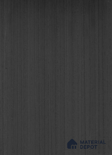 Charcoal Black Fluted Solid Color Crystal Z+ AM 1177 8 ft x 4 ft Texture Finish Decorative Laminate - 1.25 mm | Suitable for TV Unit,Wardrobe, Kitchen Cabinets