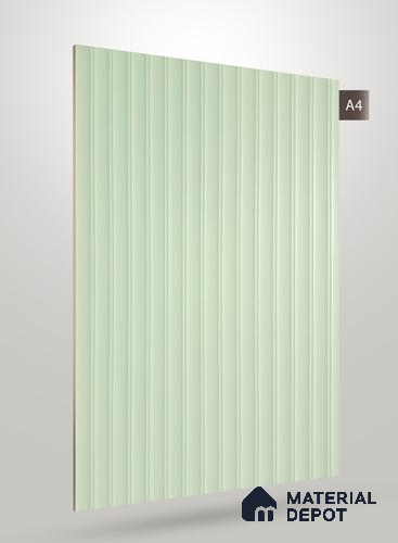 Pale Beige Fluted Solid Color CRYSTAL Z+ BB 1139 8 ft x 4 ft Texture Finish Decorative Laminate - 1.25 mm | Suitable for TV Unit,Wardrobe, Kitchen Cabinets