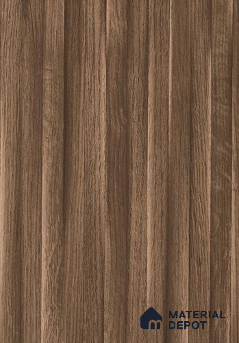 Wooden Fluted FM 1739 Fountain Mist 8 ft x 4 ft Texture Finish Decorative Laminate - 1.25 mm | Suitable for TV Unit,Wardrobe, Kitchen Cabinets