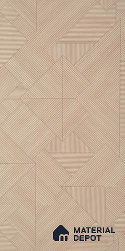 Patterned Look HD 7043 8 ft x 4 ft High Gloss Finish Decorative Laminate - 1.25 mm | Suitable for Bedroom, TV Unit, Wardrobe