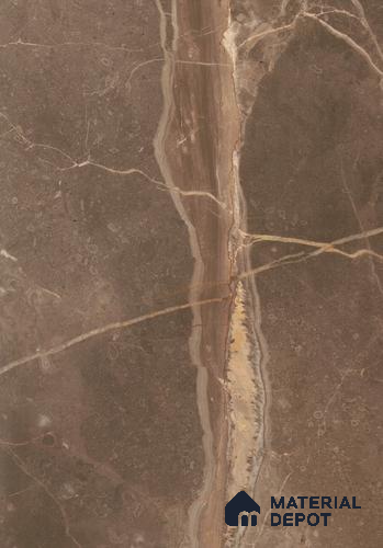 Brown Marble Look HD 7049 8 ft x 4 ft Texture Finish Decorative Laminate - 1.25 mm | Suitable for TV Unit, Wardrobe, Kitchen Cabinets