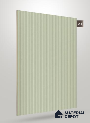 Pale Sage Green Fluted Solid Color JB 654 8 ft x 4 ft Matte Finish Decorative Laminate - 1 mm | Suitable for TV Unit,Wardrobe, Kitchen Cabinets