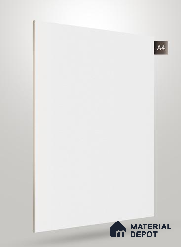 White Textured Solid Look NM BL 8 ft x 4 ft Texture Finish Decorative Laminate - 1.25 mm | Suitable for TV Unit, Wardrobe, Kitchen Cabinets
