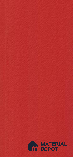 Red Leather Look NM-BL 8007 No Marks Buckskin Leather 8 ft x 4 ft Texture Finish Decorative Laminate - 1.25 mm | Suitable for TV Unit, Wardrobe, Kitchen Cabinets