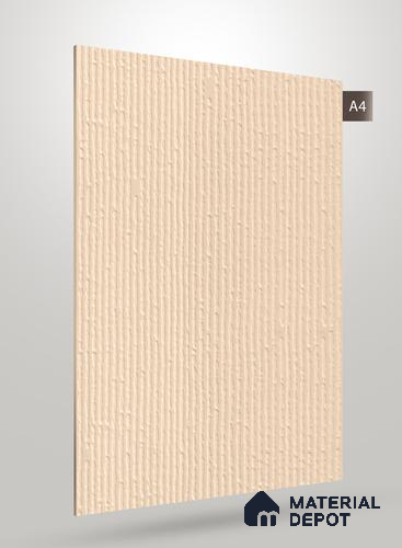 Light Beige Fluted Solid Color NT 241 8 ft x 4 ft Matte Finish Decorative Laminate - 1 mm | Suitable for TV Unit,Wardrobe, Kitchen Cabinets