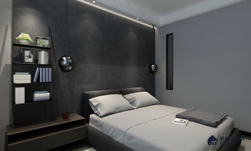 Grey Marble Look OR 1523 8 ft x 4 ft Texture Finish Decorative Laminate - 1.25 mm | Suitable for TV Unit, Wardrobe, Kitchen Cabinets