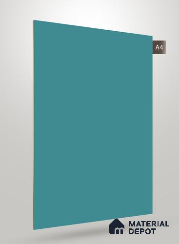 Blue Solid Colors Look PU 124 8 ft x 4 ft Super Matte Finish Decorative Laminate - 1 mm | Suitable for Living Room, Kitchen, Office