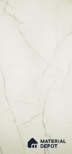 Beige Marble Look PU 1613 8 ft x 4 ft High Gloss Finish Decorative Laminate - 1.25 mm | Suitable for TV Unit, Wardrobe, Kitchen Cabinets