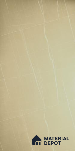 Beige Marble Look PU 1634 8 ft x 4 ft High Gloss Finish Decorative Laminate - 1.25 mm | Suitable for TV Unit, Wardrobe, Kitchen Cabinets
