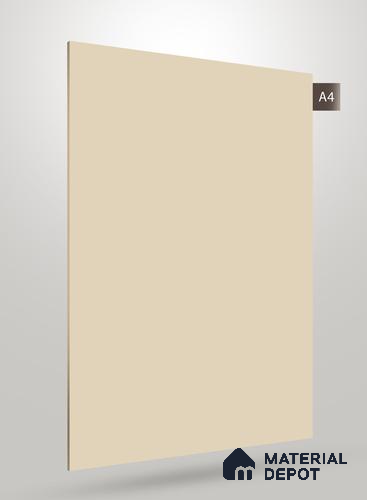 Beige Solid Colors Look PU 248 8 ft x 4 ft Super Matte Finish Decorative Laminate - 1 mm | Suitable for Living Room, Kitchen, Office