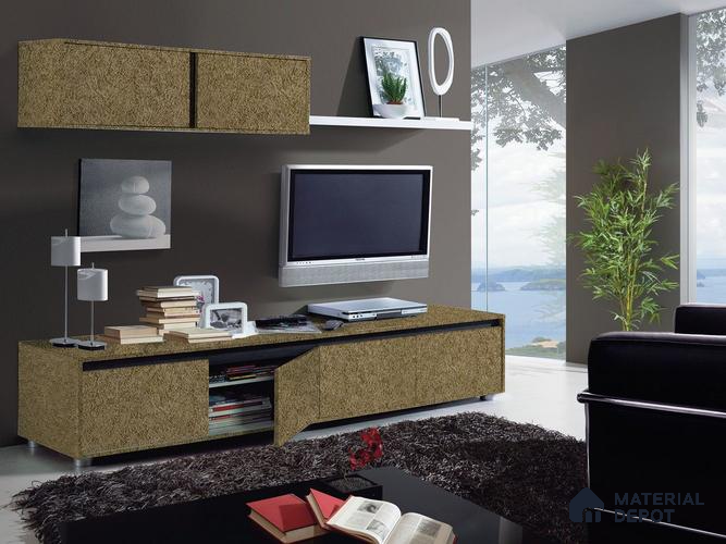 Patterned Look PU 468 8 ft x 4 ft PU Finish Decorative Laminate - 1 mm | Suitable for Bedroom, TV Unit, Wardrobe