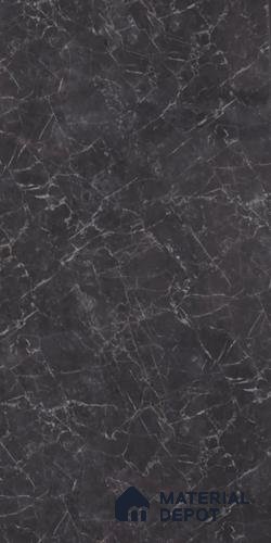 Black Marble Look PU 527 8 ft x 4 ft PU Finish Decorative Laminate - 1 mm | Suitable for TV Unit, Wardrobe, Kitchen Cabinets