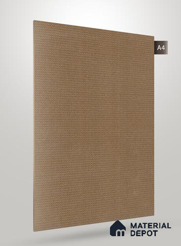 Brown Fabric Look RN CF 74 8 ft x 4 ft Texture Finish Decorative Laminate - 0.75 mm | Suitable for TV Unit, Wardrobe, Kitchen Cabinets