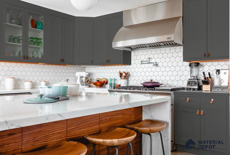 Grey Solid Colors Look SM 184 8 ft x 4 ft Super Matte Finish Decorative Laminate - 1 mm | Suitable for Living Room, Kitchen, Office