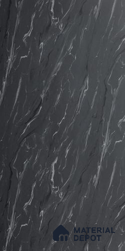 Black Marble Look SM 546 8 ft x 4 ft Super Matte Finish Decorative Laminate - 1 mm | Suitable for TV Unit, Wardrobe, Kitchen Cabinets
