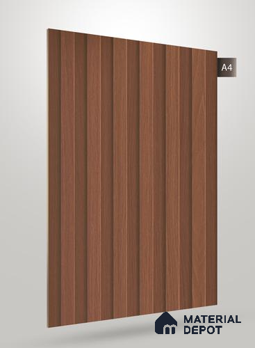 Wooden Fluted SN 592 8 ft x 4 ft Texture Finish Decorative Laminate - 1 mm | Suitable for TV Unit,Wardrobe, Kitchen Cabinets
