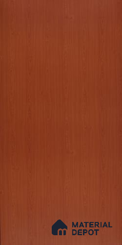 A close-up of a Red 10225 SF Cyprus Cherry with a Suede finish Decorative Laminate available at Material Depot in Bangalore