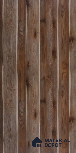 Wooden Look 10488 SGL Baffin Wood 8 ft x 4 ft High Gloss Finish Decorative Laminate - 0.8 mm | Suitable for TV Unit, Wardrobe, Kitchen Cabinets