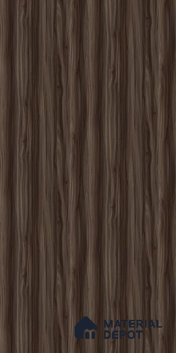 Wooden Look 13020 SGL Rainer Walnut 8 ft x 4 ft High Gloss Finish Decorative Laminate - 0.8 mm | Suitable for TV Unit, Wardrobe, Kitchen Cabinets