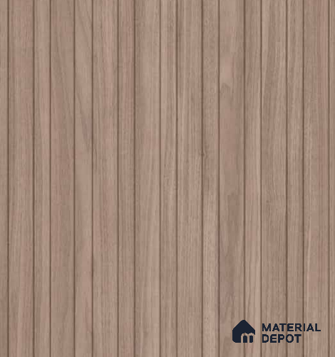 Wooden Look 14023 VNR RH Valdivian Madera Slot 8 ft x 4 ft Veneer Finish Decorative Laminate - 1 mm | Suitable for TV Unit, Wardrobe, Kitchen Cabinets