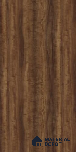 14177 HGL RH Columbian Cadiz Walnut 8 ft x 4 ft Cadiz Walnut High Gloss Finish Decorative Laminate - 1 mm | Matching Rehau Edgeband Code 670P | Suitable for TV Unit, Wardrobe, Kitchen Cabinets