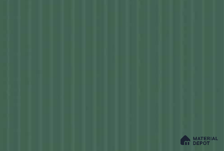 Jolly Green 21103 FLT Jolly 8 ft x 4 ft Fluted Solid Color Finish Decorative Laminate - 1 mm | Suitable for TV Unit, Wardrobe, Kitchen Cabinets