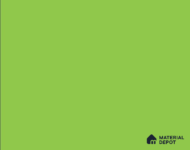21403 SGL Lawn Green 8 ft x 4 ft Glossy Finish Decorative Laminate - 0.8 mm | Suitable for Living Room, Kitchen, Office