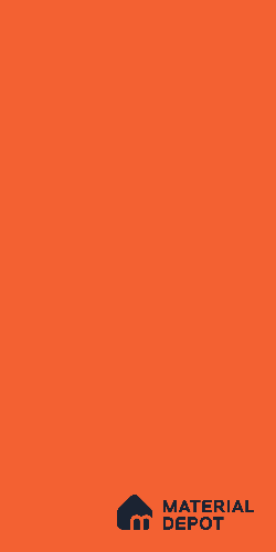 21414 SGL Neo Tangerine 8 ft x 4 ft High Gloss Finish Decorative Laminate - 0.8 mm | Suitable for Living Room, Kitchen, Office