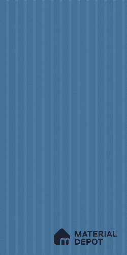 Steel Blue Fluted Solid Color Look 22122 FLT 8 ft x 4 ft Texture Finish Decorative Laminate - 1 mm | Suitable for TV Unit, Wardrobe, Kitchen Cabinets