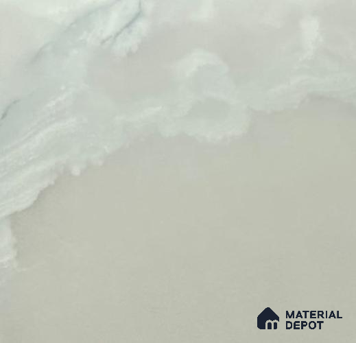 40023 FT Pure White Onyx 8 ft x 4 ft Texture Finish Decorative Laminate - 1 mm | Suitable for TV Unit, Wardrobe, Kitchen Cabinets