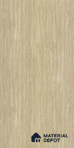 Wooden Look 40232 MR+ Soft Travertine 8 ft x 4 ft MR+ Micro Scratch Resistant High Gloss Finish Decorative Laminate - 1 mm | Suitable for TV Unit, Wardrobe, Kitchen Cabinets