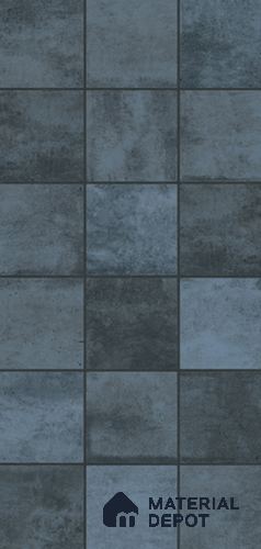 Highlighter Look Wall Tile TL 11393 D 581 Azul 2 ft x 1 ft Glossy Finish Ceramic Tile - 9 mm
